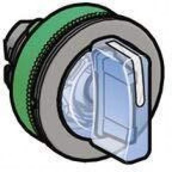 Selettore a filo blu SW 3P Ritorno C con pulsante e interruttore illuminato