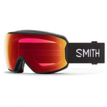 Safilo Smith MOMENT Damen Skibrille – Vollrand, Monoscheibe, Acetat-Gestell, Schwarz