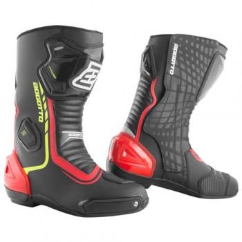 Stivali Bogotto Race-X 47 Moto Nero Rosso Giallo