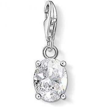 Charm de Plata Thomas Sabo con Piedra Blanca