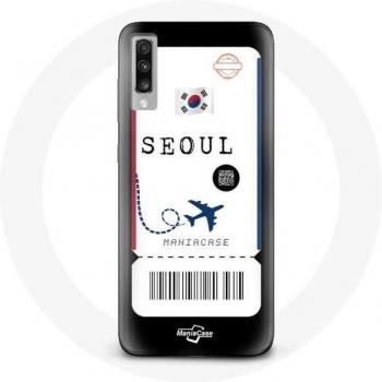 Flight Ticket Style Case for Samsung Galaxy A50