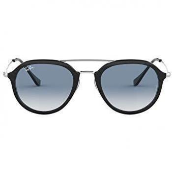Ray-Ban Rb4253 Montature, Nero (Black/Clear Gradient Blue), 53 Unisex-Adulto