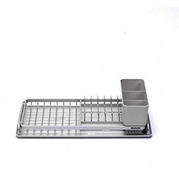 Brabantia Kitchen Essentials Compact Dish Drying Rack in Grey
