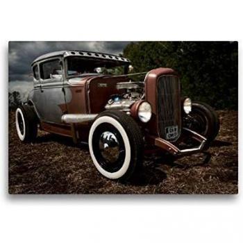 CALVENDO Premium Textile Canvas 45 × 30 cm, Querformat, Hot Rod