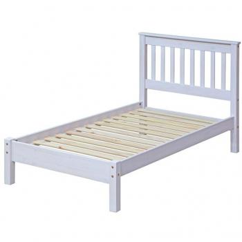 Core Products Corona White Slatted Lowend Bedstead