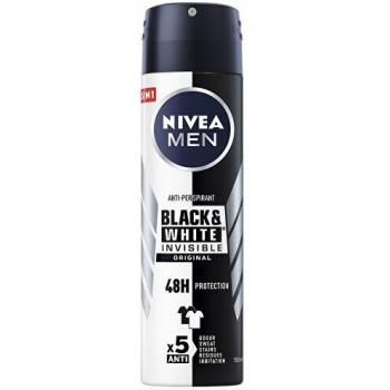 Nivea Men Invisible Antiperspirant (Black & White) – 150 ml