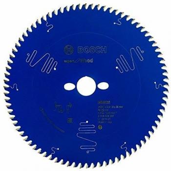 Bosch EXWOT 80‑tooth Precision Circular Saw Blade – 2608644091, blue, 260 × 30 × 2.8 mm