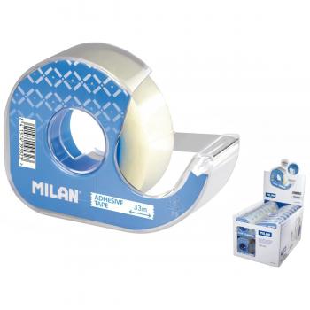 Cinta adhesiva MILAN 19 mm con dispensador