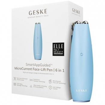 GESKE Mikrostrom Gesichts-Lift Pen | 6 in 1 Hautpflegegerät mit App-Unterstützung