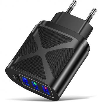 20W 3A USB-C Quick Charger for iPhone and Android