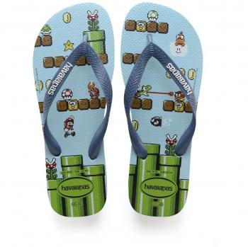 Havaianas Unisex-Erwachsene Mario Bros Zehentrenner, Blau, 39/40 EU (37/38 Brazilian)