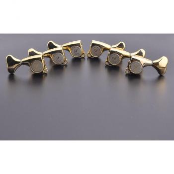 Cabezales de máquina cromados/dorados para guitarras, sintonizadores 3L-3R 1:21