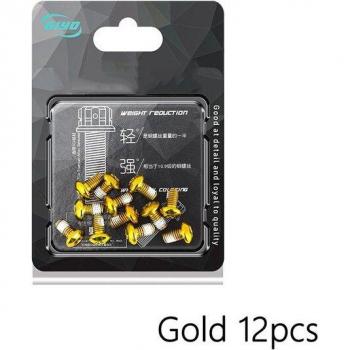 12 Stück M5 x 10mm Edelstahl Schrauben Torx T25 für Fahrrad-Bremsscheiben