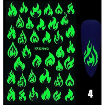 Stickers Brillantes de Uñas para Halloween y Navidad