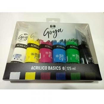 Set de Pinturas Acrílicas GOYA Titan 6 x 125 ml