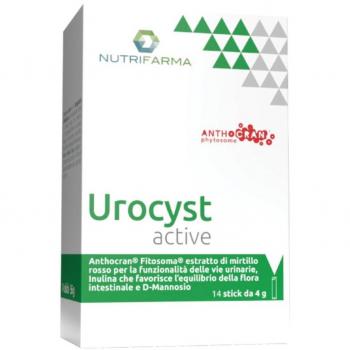 Integratore Urocyst Active 14 Stick per la Salute Urinaria