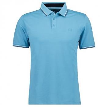 RAGMAN Poloshirt Herren, Blau-Melange-703