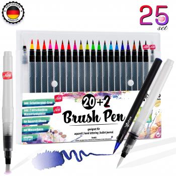 Brush Pen Collection – 20+2+3 Aquarell
