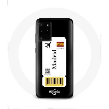 Vliegticket Cover voor Samsung Galaxy S11 Plus Madrid Spanje
