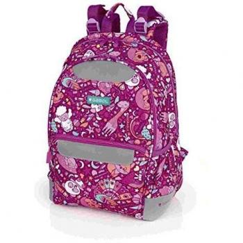 Mochila Escolar Gabol Toy con Reflectante