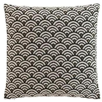 Coussin Luxe Jacquard 45 x 45 cm Noir