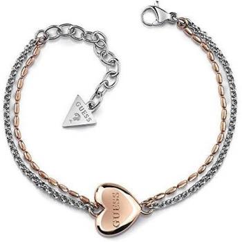 Bracciale in acciaio chirurgico rosa placcato in oro UBB78103