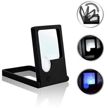Eyepower 2.5x/7x Magnifying Glass with White and UV Light