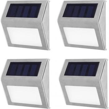 Lámpara Solar LED 1‑4 Uds. con Sensor de Movimiento para Jardines