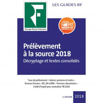 Prélèvement à la source 2018
