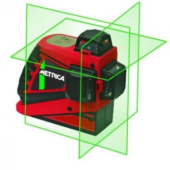 Nivel láser 3D verde recargable