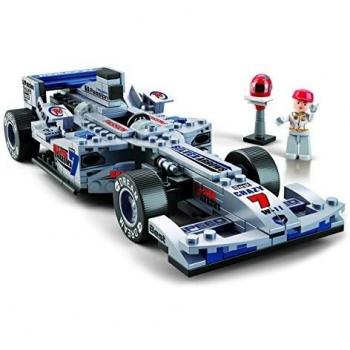 SLUBAN M38‑B0352 – Voiture de course en gris – Édition limitée