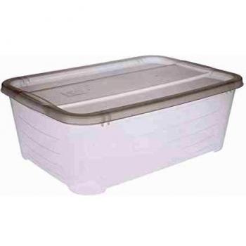 Boîte de stockage 11L transparente