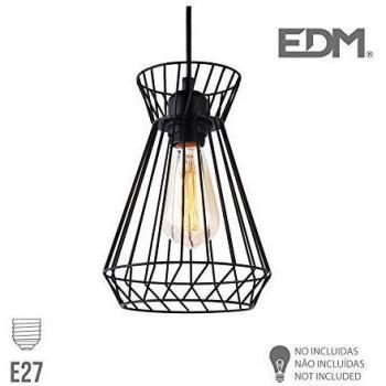 EDM Pendelleuchte Vintage Schwarz 60 W