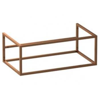 Cadre sous vasque en Cuivre brossé 80x30x45.5cm
