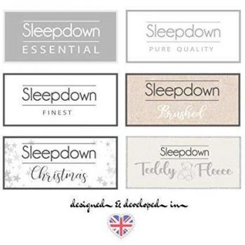 65x65 Caprice Alexia Sleepdown White