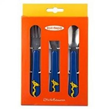 Rosti Mepal Blue 3-Piece Children's Cutlery