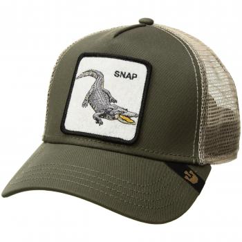 Herrenhut Goorin Bros. Tierfarm Trucker – Grün – Standardgröße