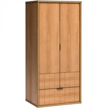 FABRIANO-161 Kleiderschrank modern in Eiche