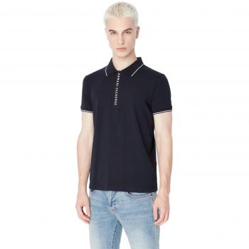 Armani Exchange Polo Azul Marino Hombre