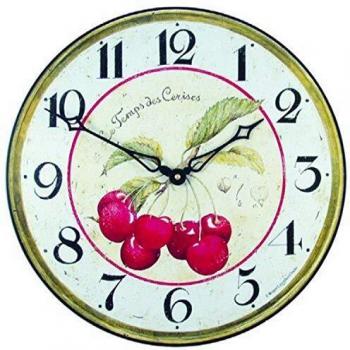 Roger Lascelles Wanduhr Pub/Kirschen