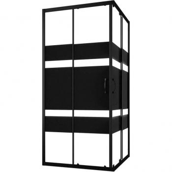 Box Doccia Angolare Willis 75x75 cm Profilo Vetro 4 mm Reversibile
