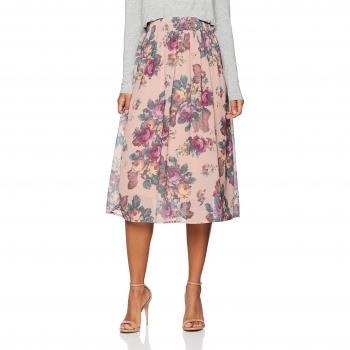 Falda Vero Moda Vmgina, Talla Small, Misty Rose AOP: Comb