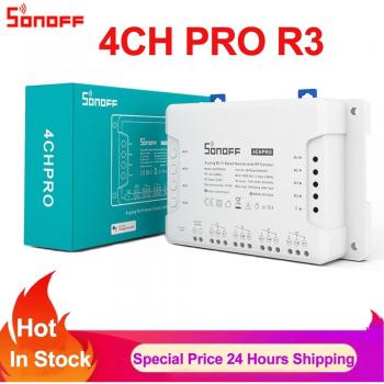 Sonoff R3 Pro 4CH – Compatible Google Home & Alexa