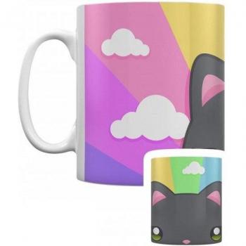 Set di Mug Gatto Kawaii Nero Uno Inquisitive Creatures