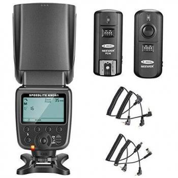Neewer NW561 Flash Speedlite con Display LCD per Fotocamere Canon Nikon Panasonic Olympus Pentax Fujifilm e Sony