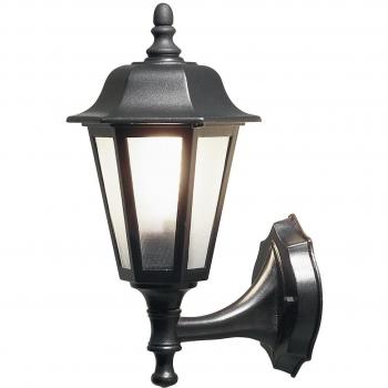 Konstsmide Grado Outdoor Wall Light, Black
