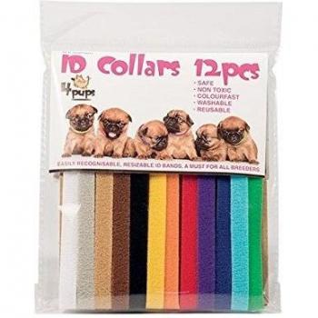 4PUPS 12-Pack Pet ID Collars
