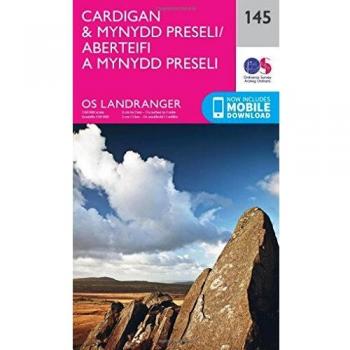 Ordnance Survey Map of Cardigan & Mynydd Preseli