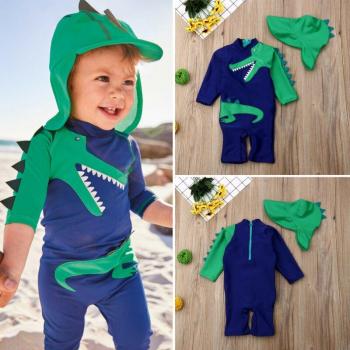 2Pcs Kids Dinosaur Swim Set