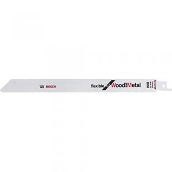 Bosch Accessories 2608654981 Lama per sega a sciabola S 1122 VF, flessibile per legno e metallo, confezione da 5 pz